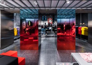 interior design for retail in Bologna